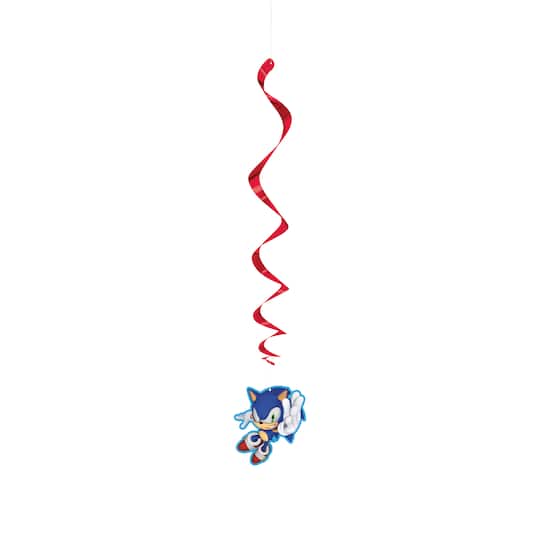 Sonic the Hedgehog™ Hanging Swirl Décor, 3ct.